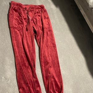 velvet pj pants